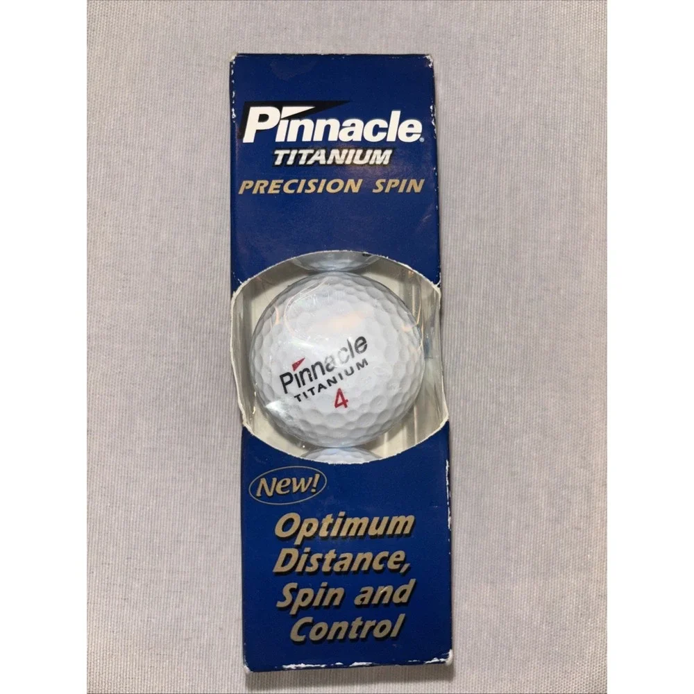 Pinnacle titanium precision spin Golf Balls 3pk Optimum Distance Spin & Control